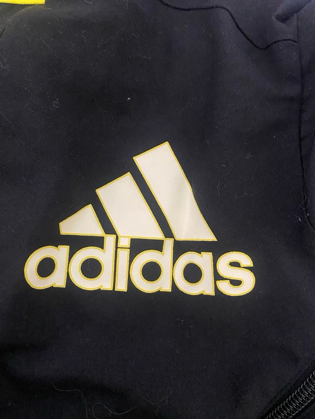 Sudadera Adidas Negra y Amarilla
