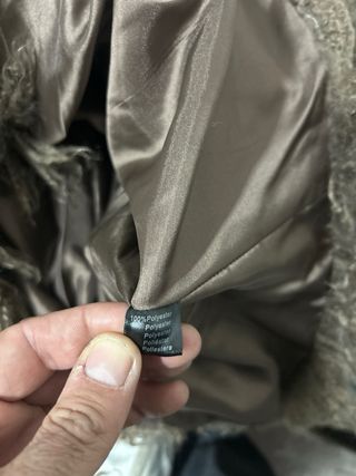 Pelliccia ecofur donna Mongolia marrone