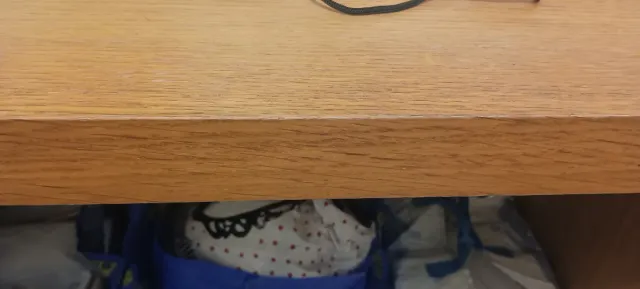 Escritorio IKEA MALM madera - Mudanza