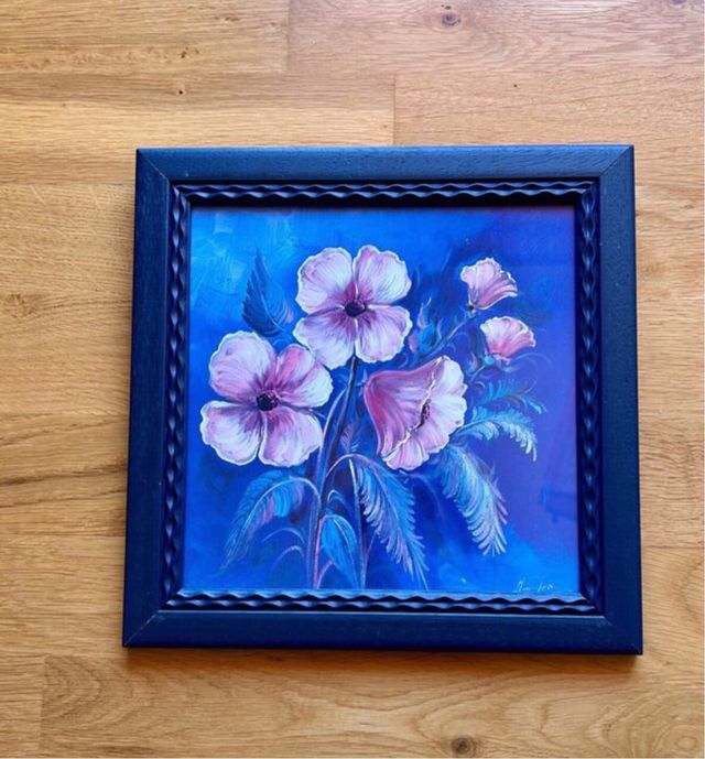 4 Cuadros Decorativos Flores