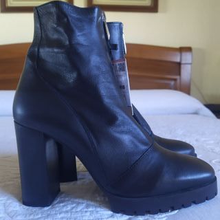 Botines de Piel Zara