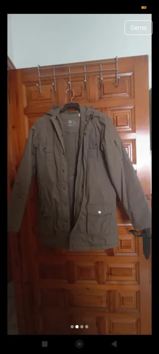 Abrigo unisex marrón calentito