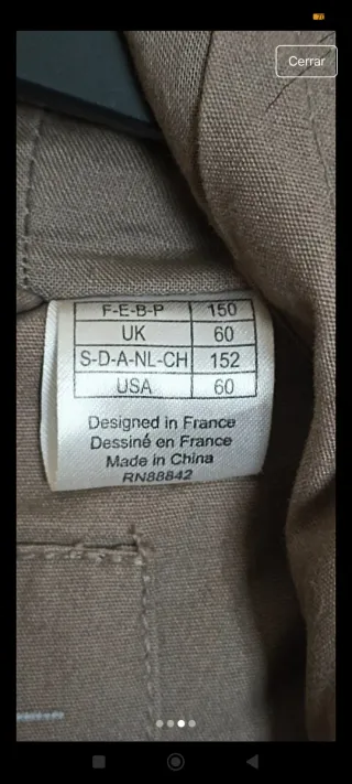 Abrigo unisex marrón calentito