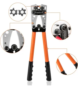 Herramienta Prensado Terminales Cables