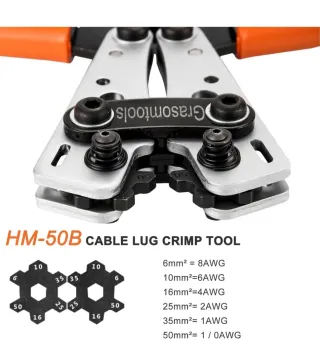 Herramienta Prensado Terminales Cables