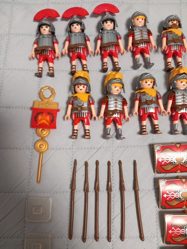 Playmobil 9 soldados romanos armados