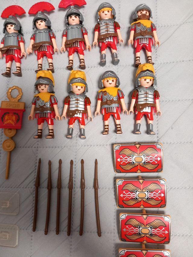 Playmobil 9 soldados romanos armados