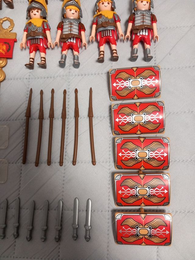 Playmobil 9 soldados romanos armados