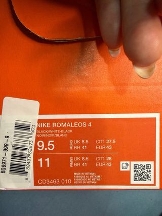 Nike Romaleos 4 scarpe sollevamento pesi
