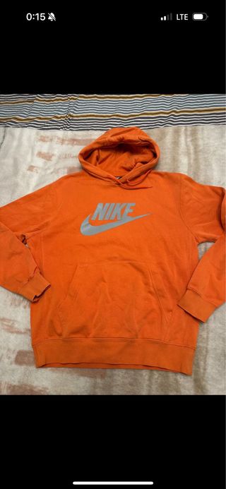 Sudadera Nike Talla S Naranja