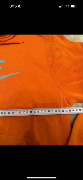 Sudadera Nike Talla S Naranja