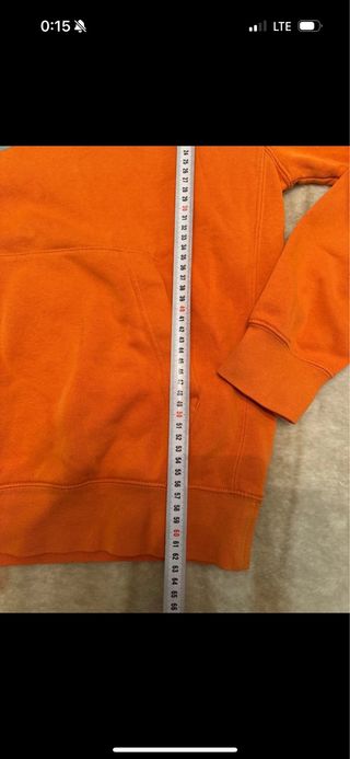 Sudadera Nike Talla S Naranja