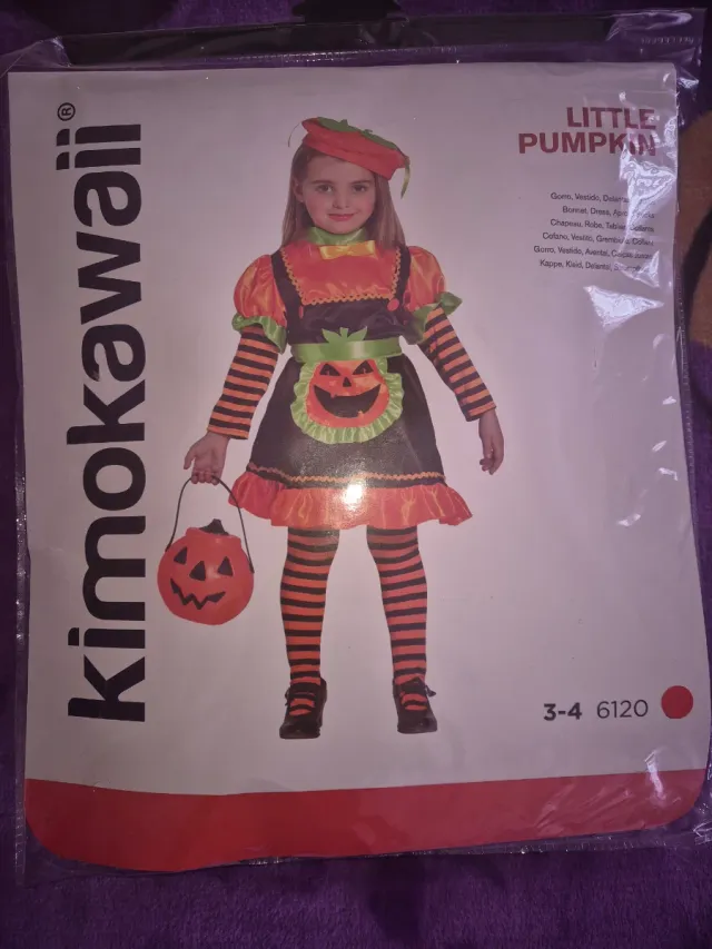 Disfraz Calabaza Little Pumpkin 3-4 años