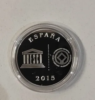 MONEDA ESPAÑA 5 EUROS PLATA PROOF SANTIAGO DE COMP