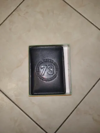 Portafoglio Lotto Uomo Pelle Nero