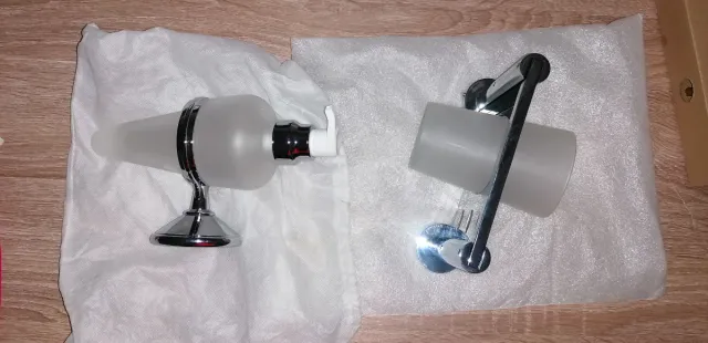 Dispensador jabón y vaso baño cristal metal