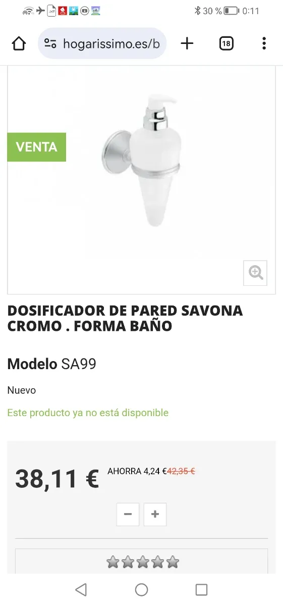 Dispensador jabón y vaso baño cristal metal