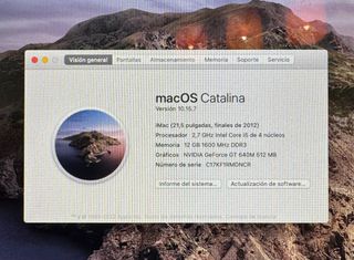 iMac A1418 i5 12GB RAM 240GB SSD