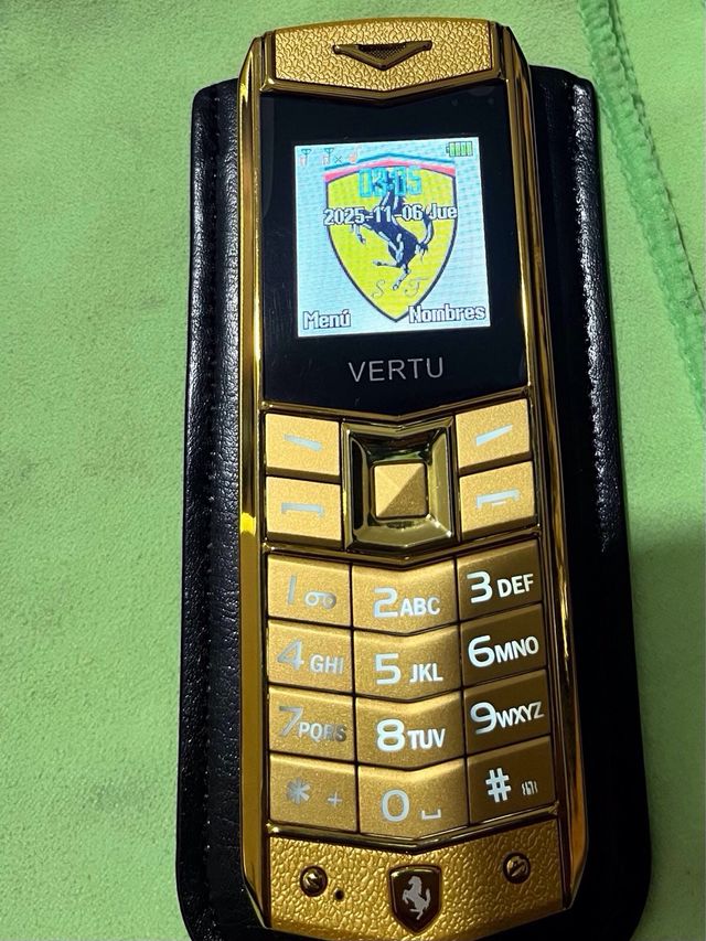 Teléfono Móvil Vertu Dorado ,