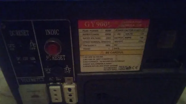 Generatore di corrente GY900L