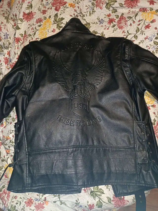 Chaqueta cuero Smart Range London Negra