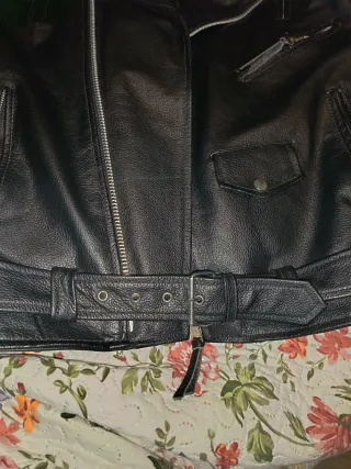 Chaqueta cuero Smart Range London Negra