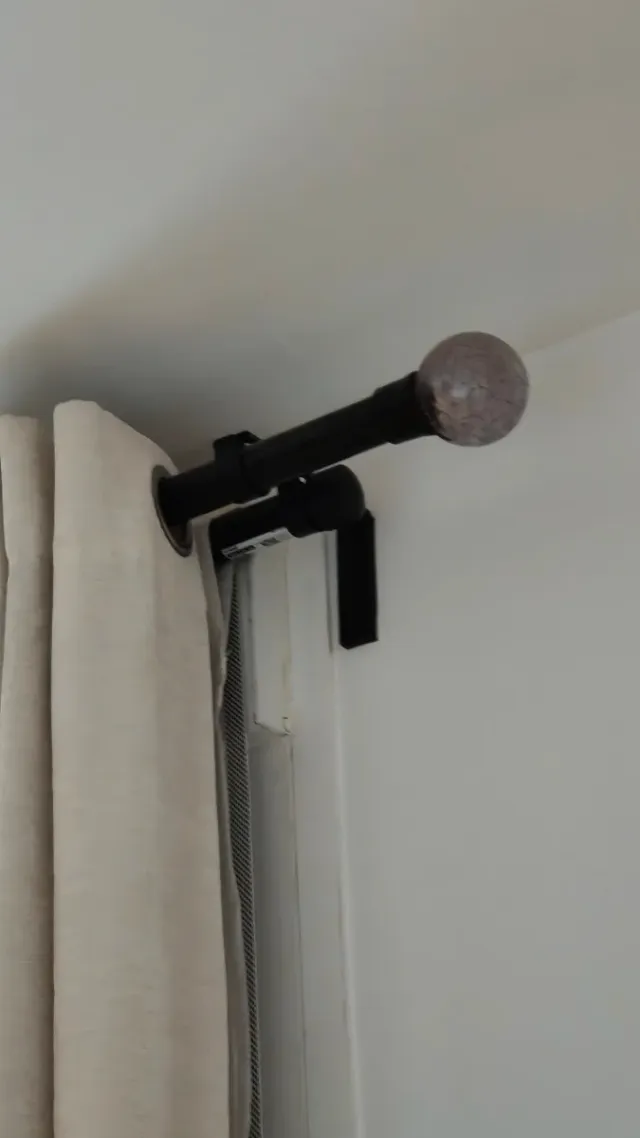 Barra de cortina doble metal y cristal