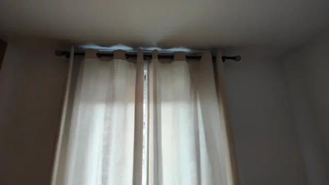 Barra de cortina doble metal y cristal