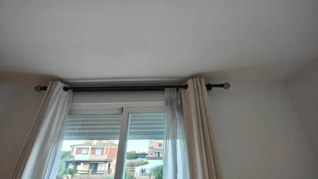 Barra de cortina doble metal y cristal