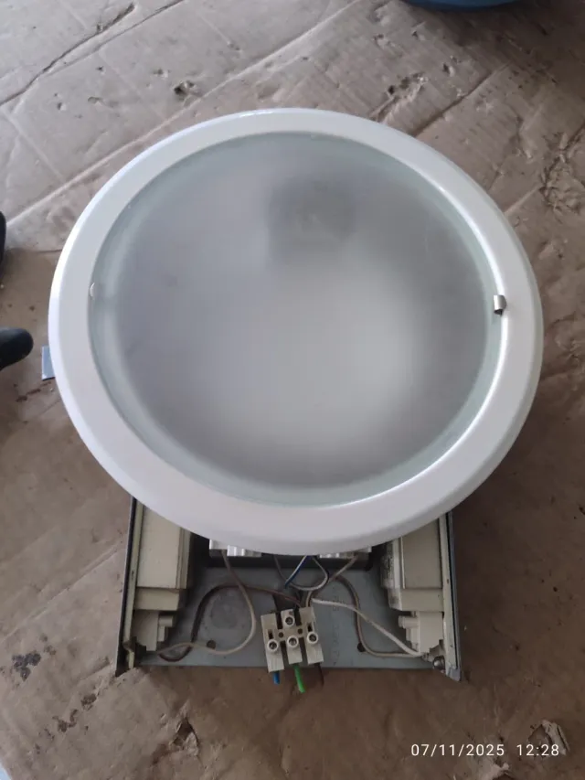 Foco de techo redondo