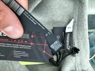 Felpa Norrøna Polartec Uomo Tg. S Grigia