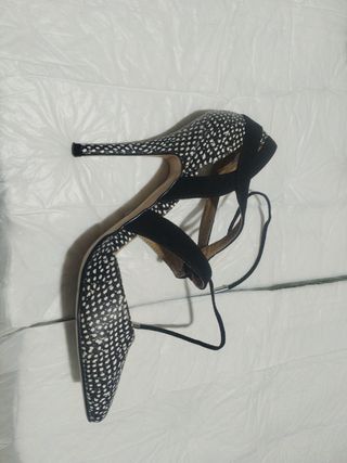 Sandalias lunares tacón fino