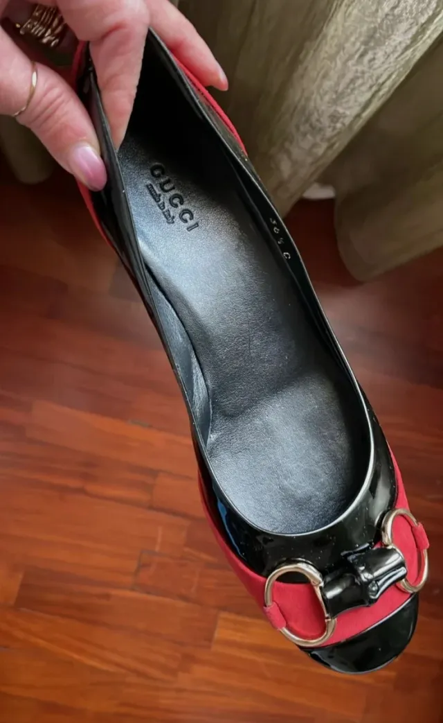 Décolleté Gucci Nero Rosso
