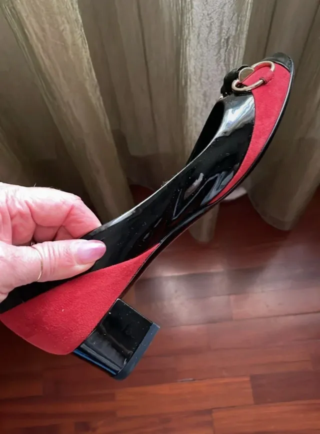 Décolleté Gucci Nero Rosso