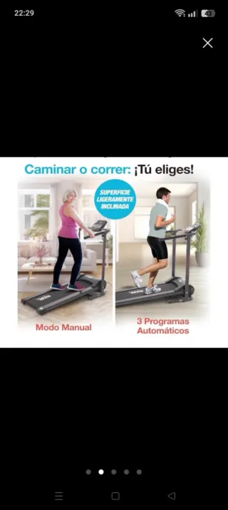 Cinta de Correr Plegable Slim Fold