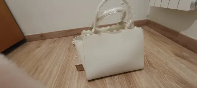 Bolso Anna Field mano/bandolera blanco