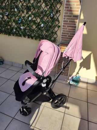 Carro de bebé rosa bugaboo camaleón