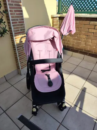 Carro de bebé rosa bugaboo camaleón