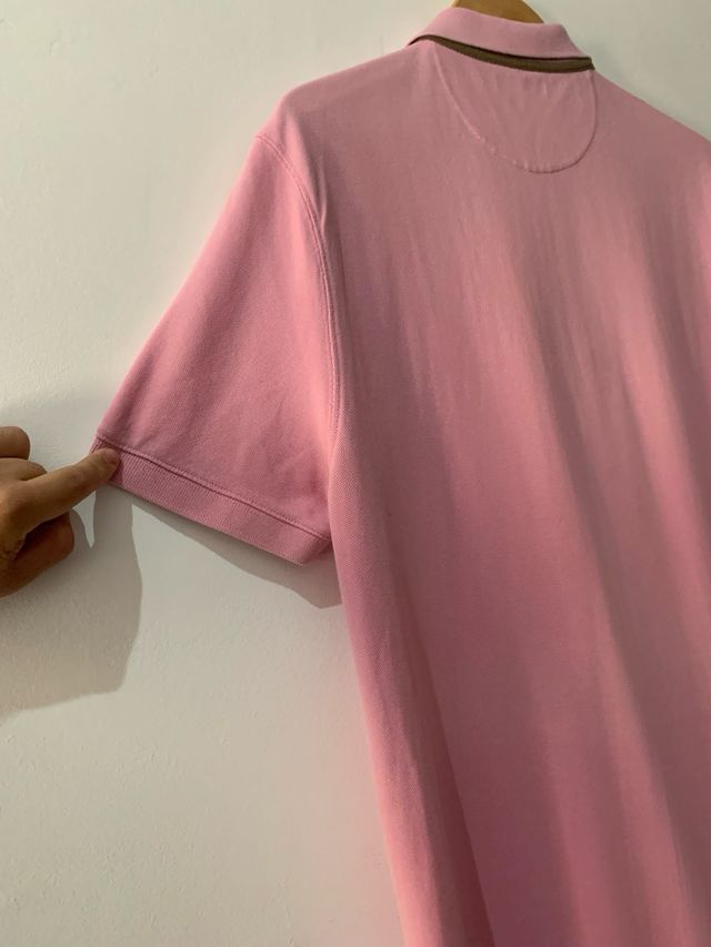 Polo Massimo Dutti Rosa Talla L
