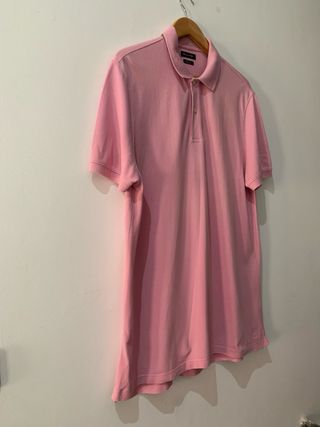 Polo Massimo Dutti Rosa Talla L
