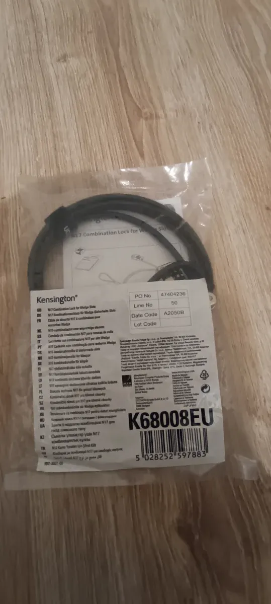 Cable candado para portátil Kensington K68