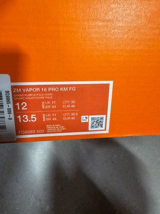 Botas Fútbol Nike Mercurial 16 PRO FG Mbappe 46