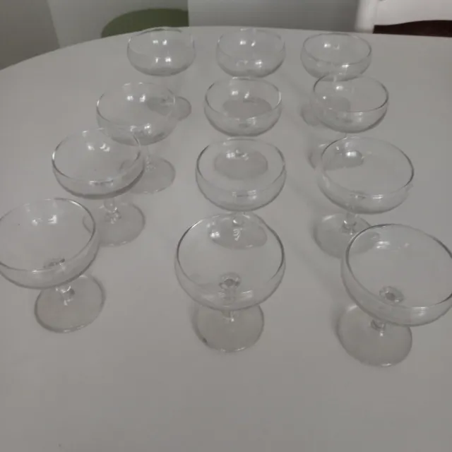 Copas de champán bajas - Set de 12