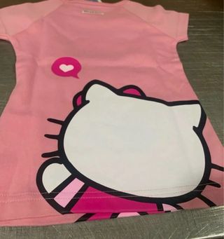T-shirt Hello Kitty 5 anos rosa