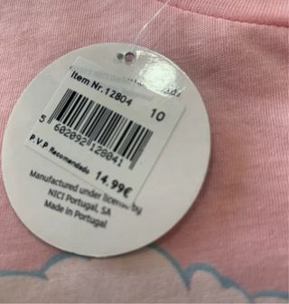 T-shirt NICI Jolly Sue tamanho 10