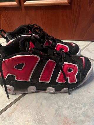 Scarpe Nike Air unisex Pelle Nere Rosse