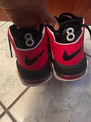 Scarpe Nike Air unisex Pelle Nere Rosse