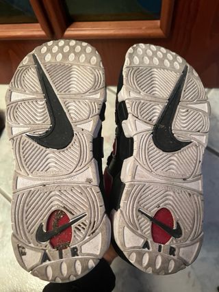 Scarpe Nike Air unisex Pelle Nere Rosse