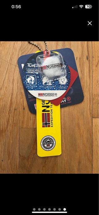 Parka geographical norway  azul con capucha