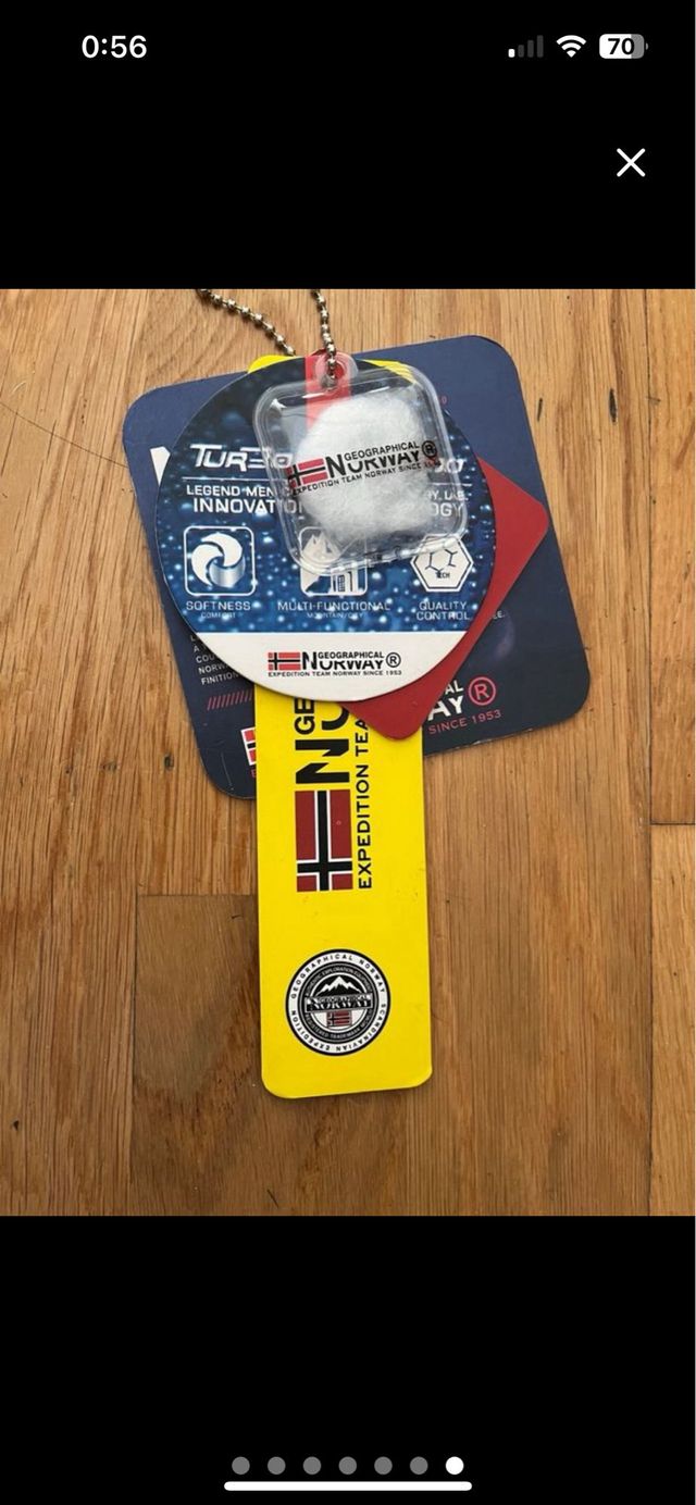 Parka geographical norway  azul con capucha